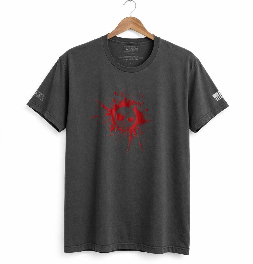 Triple Aught Design T Shirt Mens Large Gray Skull Graphic Tactical Gorpcore